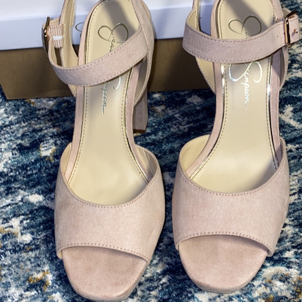 Jessica Simpson heels size 9 worn once for 15 mins